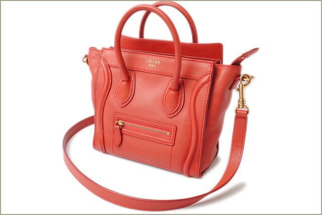 Celine Branded Bag Preowned Handbag Shoulder Bag Nano Shopper Luggage Brig Cles