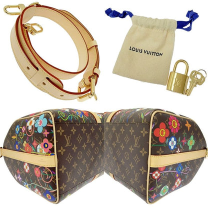 Louis Vuitton M14182 Monogram Keepall Bandoliere 45 X Takashi Murakami