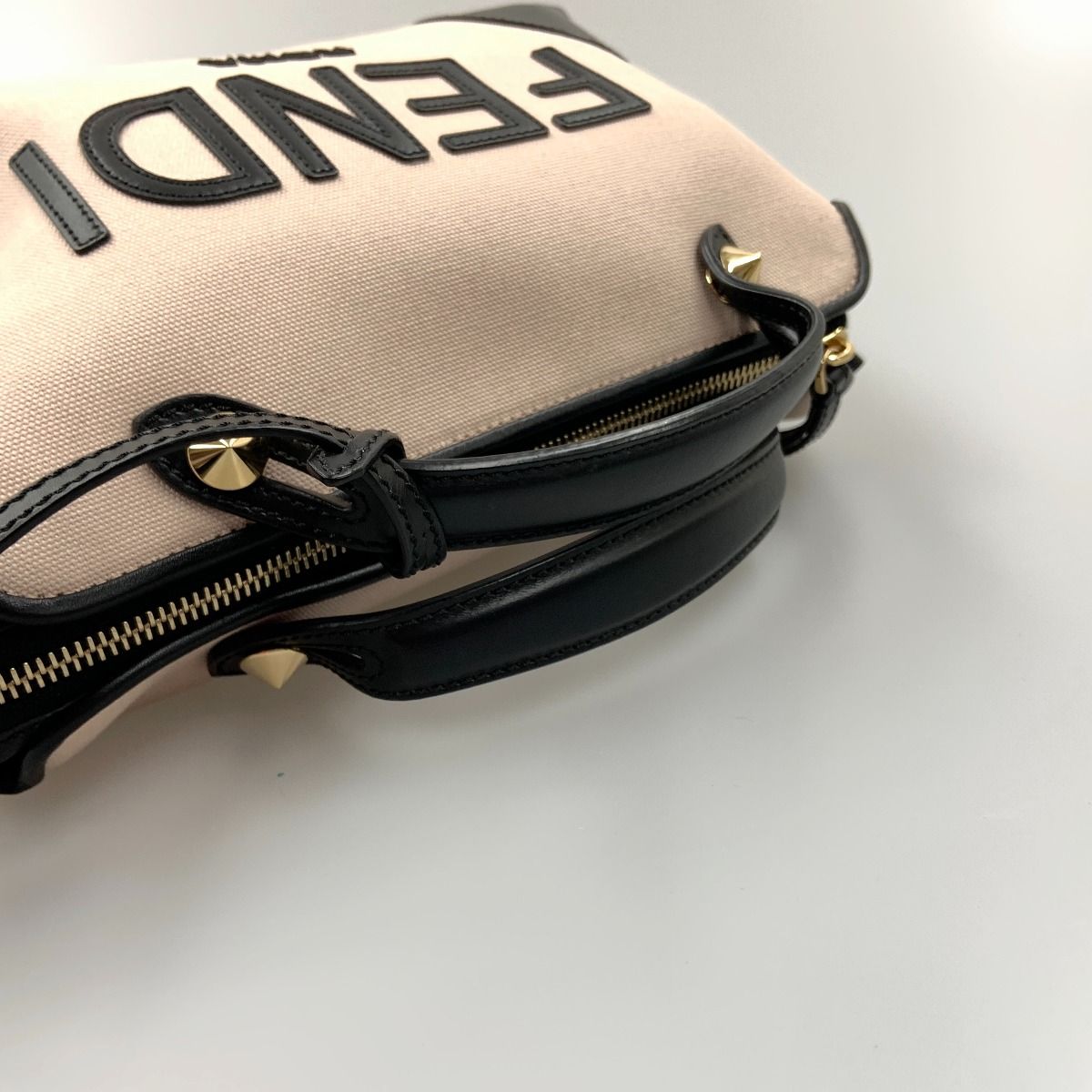 Fendi Vitheway Medium Boston Bag 2way Bag 8bl146 Pink