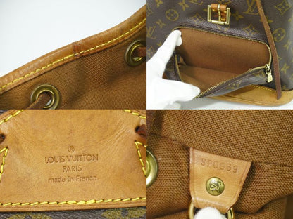 Authentic Louis Vuitton LV Montsouris MM Backpack Sac Backpack Monogram Brown