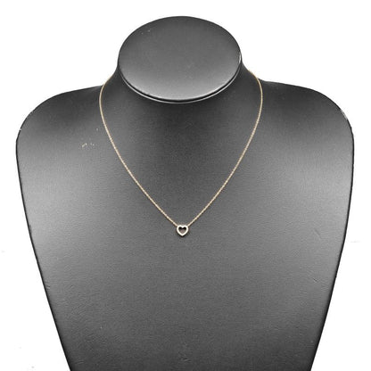 Tiffany & Co Metro Heart 18K Pink Gold And Diamonds Ladies 2g Necklace