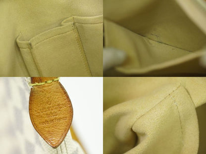 Authentic Louis Vuitton LV Saleya PM Damier Azure Tote Handbag White N51186