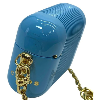 Fendi Airpods Case Airpods Case Earphone Case Key Holder Charm Light Blue Gold