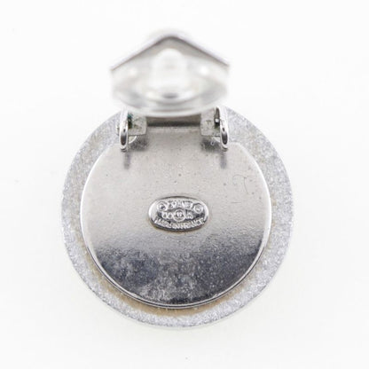 Chanel Coco Mark Plastic Silver 00A Ladies 5.8g Earring