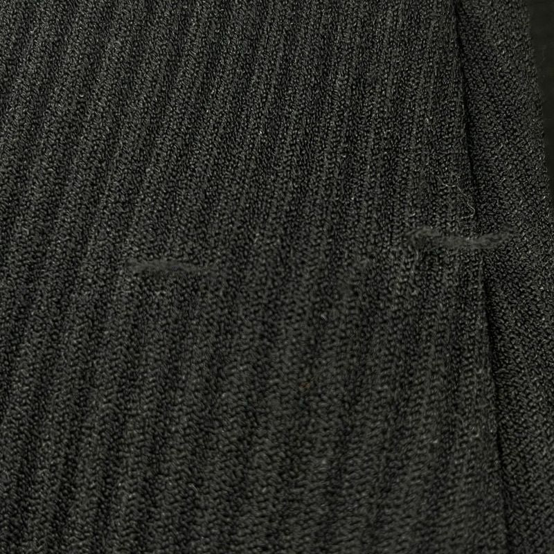 Balenciaga 20aw Heavyweight Ribbed Knit Skirt 641415 Black M