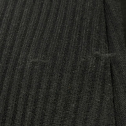 Balenciaga 20aw Heavyweight Ribbed Knit Skirt 641415 Black M