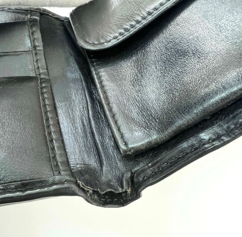 Louis Vuitton Bifold Wallet Epi Black Leather M63542 07bs052