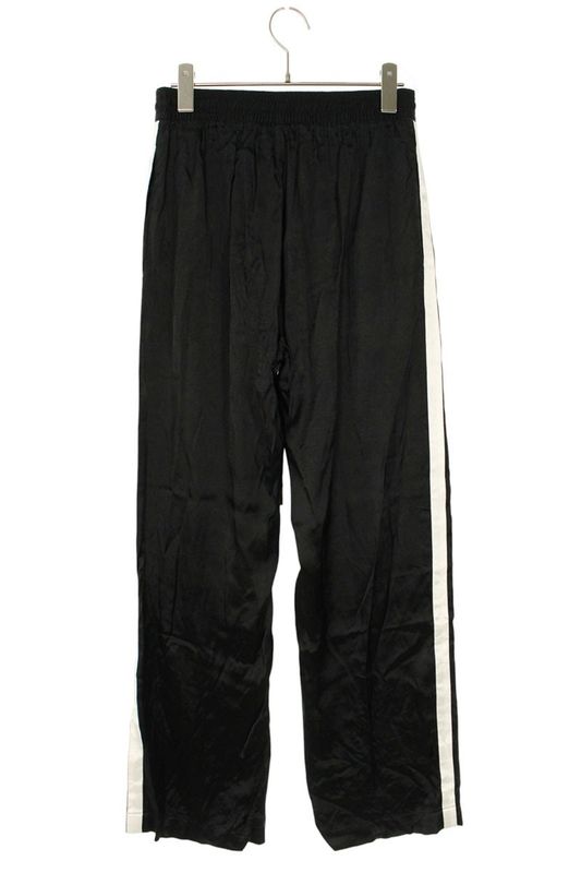Celine 2p535164i Sideline Satin Track Long Pants Women 38