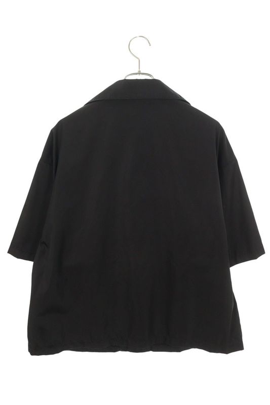 Prada Sc449 Re-nylon Triangle Logo Short Sleeve Shirt Men M