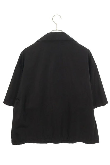 Prada Sc449 Re-nylon Triangle Logo Short Sleeve Shirt Men M