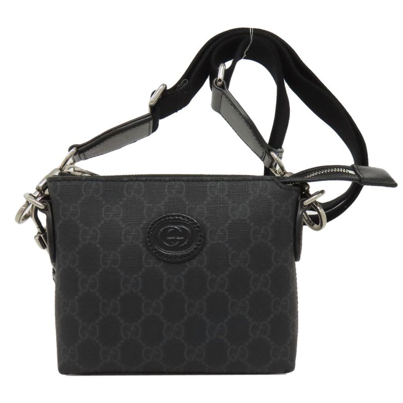 Gucci 723306 GG Supreme Shoulder Bag PVC Ladies