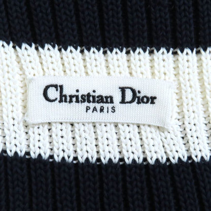 Christian DIOR 25SS 524s13a7025 100% Cotton Striped Sailor Collar Long Sleeve