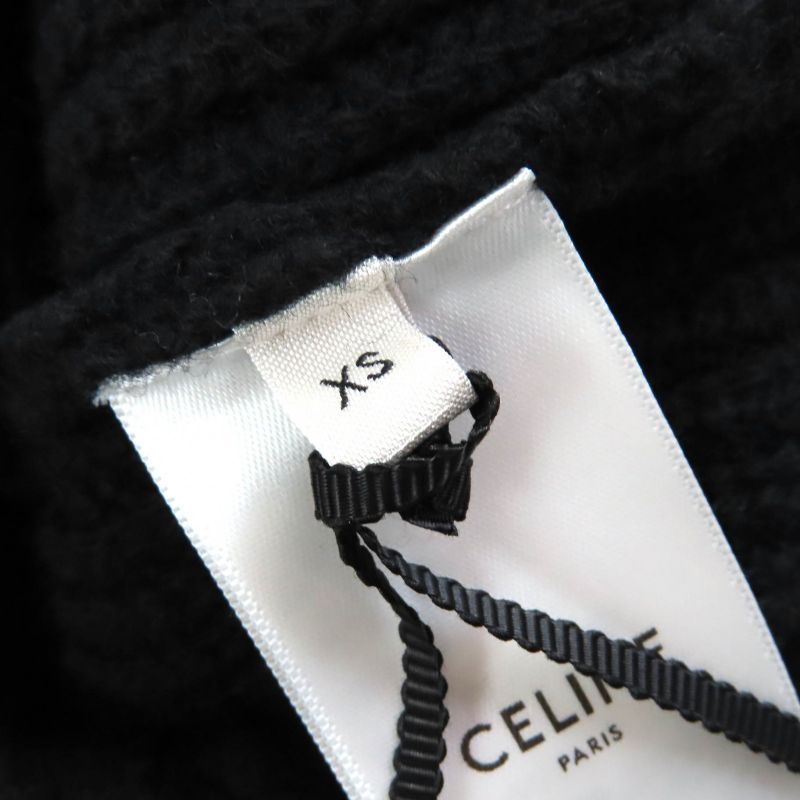 Celine 22AW 2a10x66q 100% Wool Embroidery Sequined Gradient Logo Knit Pullover