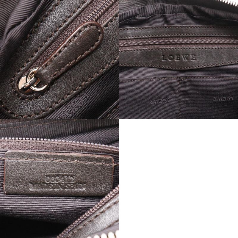 Loewe Senda Anagram Handbag Canvas Beige Women's Tote Bag