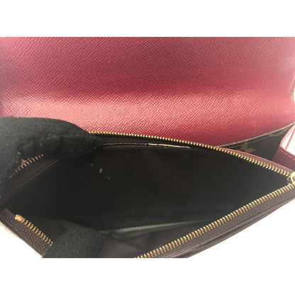 Louis Vuitton Women's Long Wallet Monogram Porte Feuille Emily M61289 Brown X