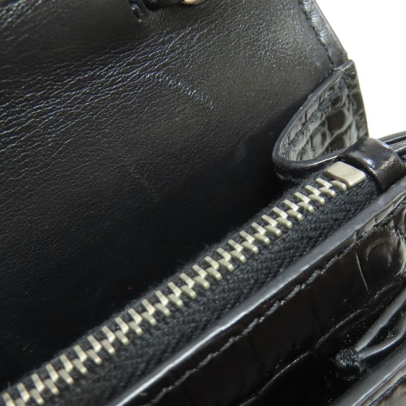 YVES Saint Laurent Yves Saint Laurent Chain Wallet Shape Pressed Long Wallet