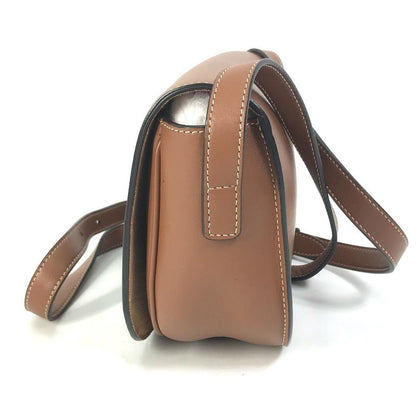 Celine Shoulder Bag Folco Cuir Triomphe 198263du3 Leather Tan Brown