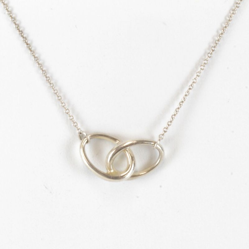 925 Silver Tiffany & Co Tiffany & Co Double Loop 28g Necklace
