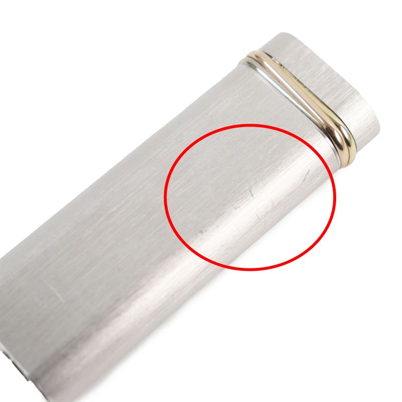 Cartier Trinity Hairline Oval Roller Smoking Tool Gas Lighter