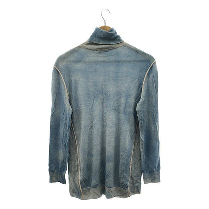 Bottega Veneta - Cashmere Silk Gradient Turtleneck Knit - 38 - Blue - Women's