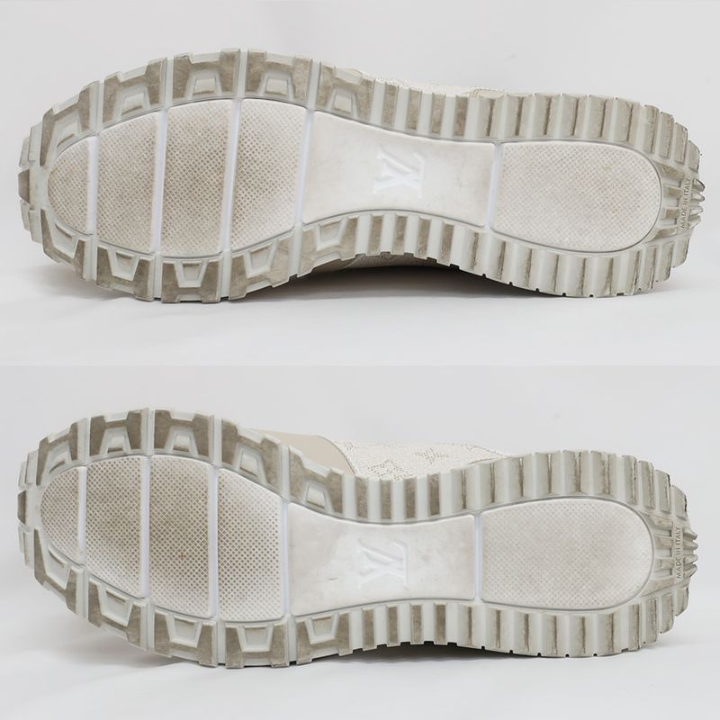 Louis Vuitton Runaway Sneakers - 1ahso4 Monogram Beige Notation Size