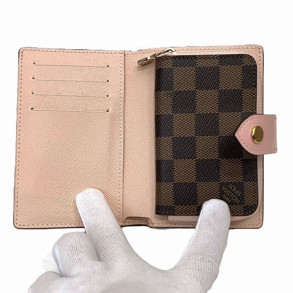 Louis Vuitton Damier Portefeuille Juliette N60380 Bifold Wallet For Women