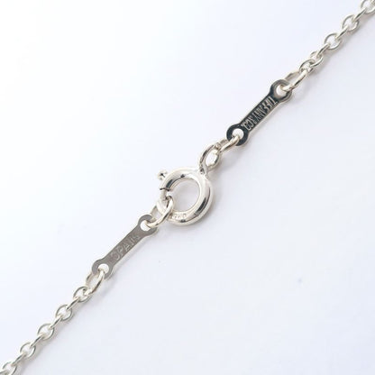 Tiffany & Co Open Heart Medium Elsa Peretti 925 Silver Ladies 9.8g Necklace