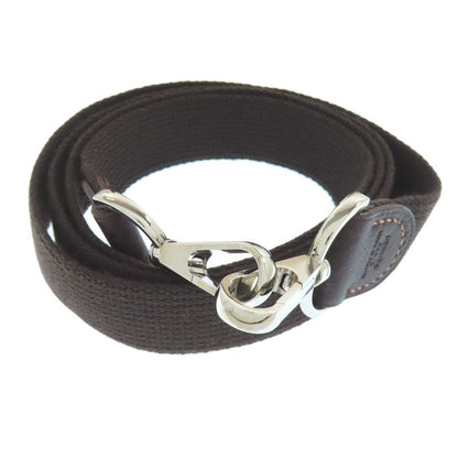 Hermes Garden Party TPM Marron Silver Hardware Handbag Toile Women