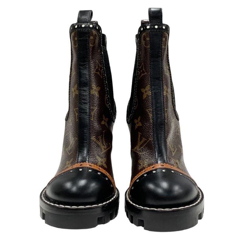 Louis Vuitton Rockabilly Line Monogram Short Boots Ankle Boots Side Gore