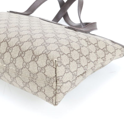 Gucci GG Supreme Leather Tote Bag Shoulder Hand Brown 181086 Women's ERE Cw47-2