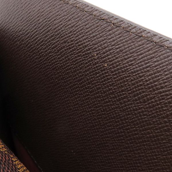 Louis Vuitton Handbag Triana Damier Canvas Damier Ebene Gold Hardware Brown