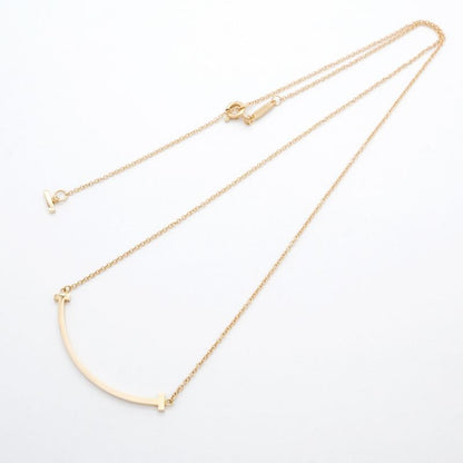 Tiffany & Co Necklace T-smile Small 18K Pink Gold Pink Gold Ladies