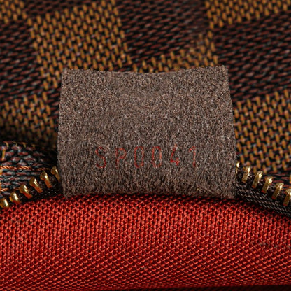 Louis Vuitton Damier Trousse Makeup Accessories Pouch Handbag N51982 Brown PVC