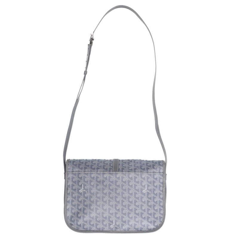 Goyard Belvedere MM PVC Coated Canvas Shoulder Bag For Men