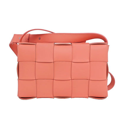 Bottega Veneta Cassette Shoulder Bag Maxi Intrecciato Pink 578004