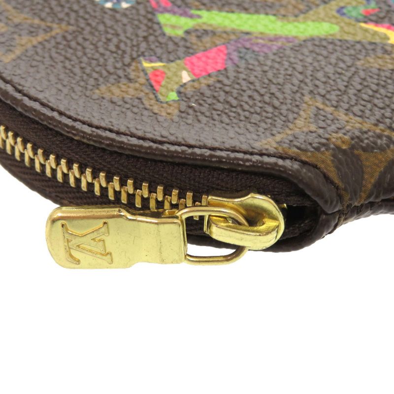 Louis Vuitton Porte Moneron Monogram Hand M95563 Takashi Murakami Coin Case
