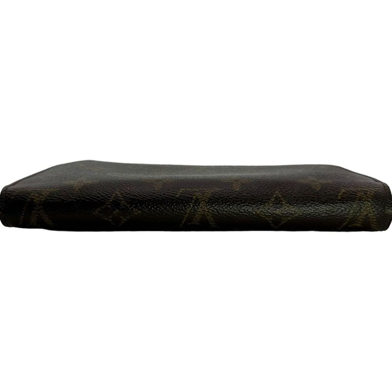 Louis Vuitton M60017 Monogram Zippy Wallet Round Zipper Long Wallet Louis