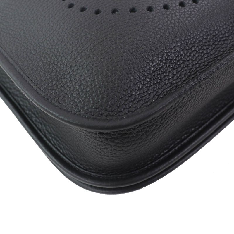 Hermes H056277ck89 Evelyn 3PM 29 Taurillon Clemence Silver Hardware Shoulder