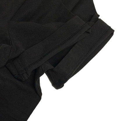 Hermes Short Sleeve Polo Shirt Size M Men's - 567830ha22me Dark Gray And Black