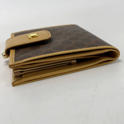 Celine Macadam Pattern Old Celine M13 Brown Bifold Wallet