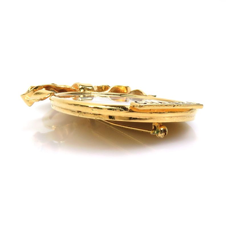Chanel Brooch Coco Mark Mirror