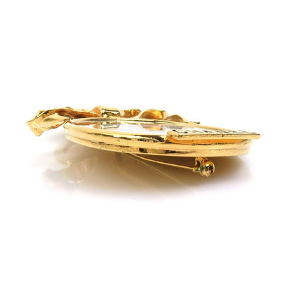 Chanel Brooch Coco Mark Mirror