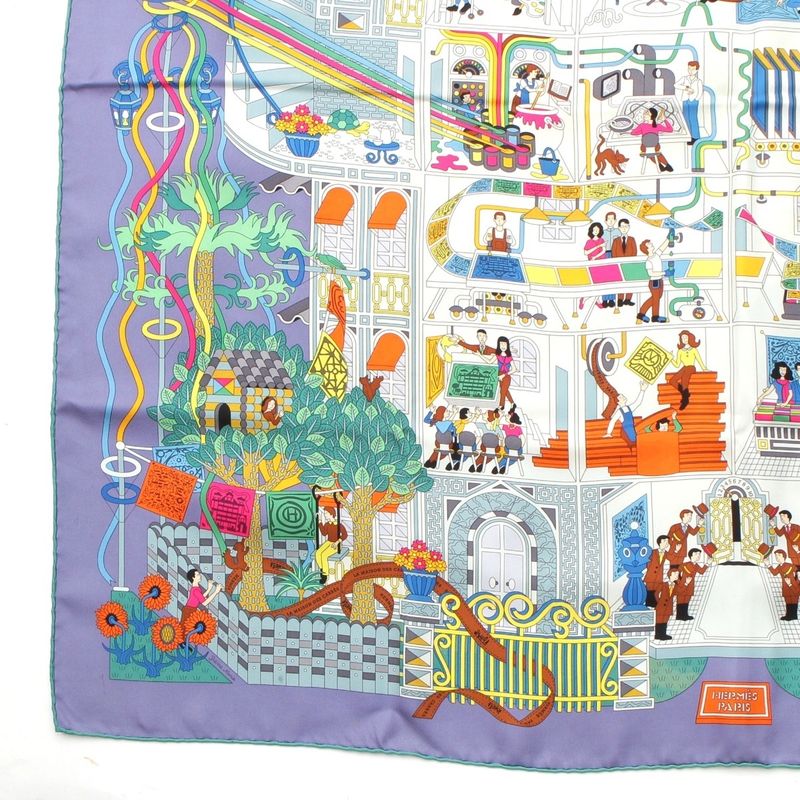 Hermes Silk Carré 90 Maison DES Carres Maison Des Carrés Scarf Multicolor