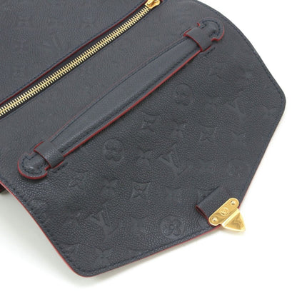 Louis Vuitton Monogram Plant Pochette Metis MM 2way Shoulder Bag M44071 Navy