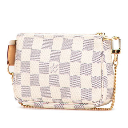 Louis Vuitton Damier Azure Mini Pochette Accessoire Accessory Pouch Handbag