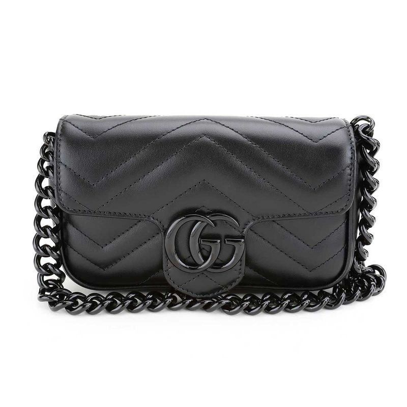 Gucci Shoulder Bag GG Marmont Black