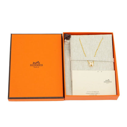Hermes Necklace Pop Ash Mini Pendant H Rose Dragee Gold Hardware