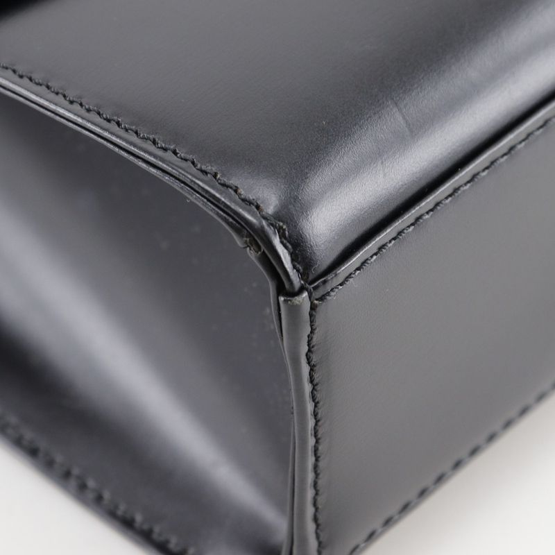 Louis Vuitton Athene Opera Line M63902 Epi Leather Black Mi1914 Ladies Handbag