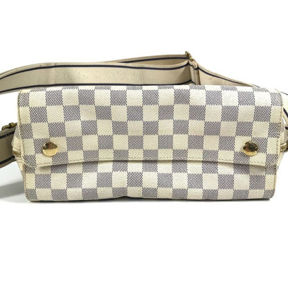 Louis Vuitton Naviglio Shoulder Bag N51189 Damier Azure Canvas White