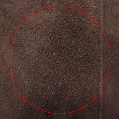 Fendi Mouton Boa Long Coat Knee Length Brown Size 48 Men's Women's